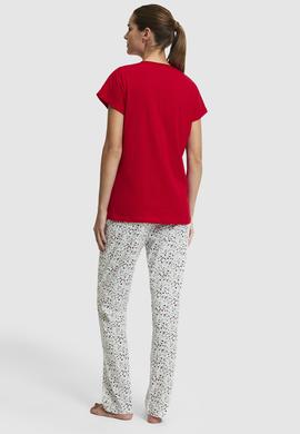 Kadın Kırmızı Pijama Takımı - 50326524001