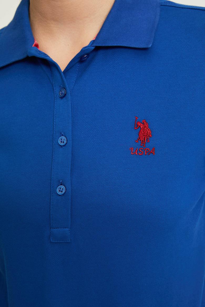 Kadın Saks Basic Polo Yaka Sweatshirt - 50271573024