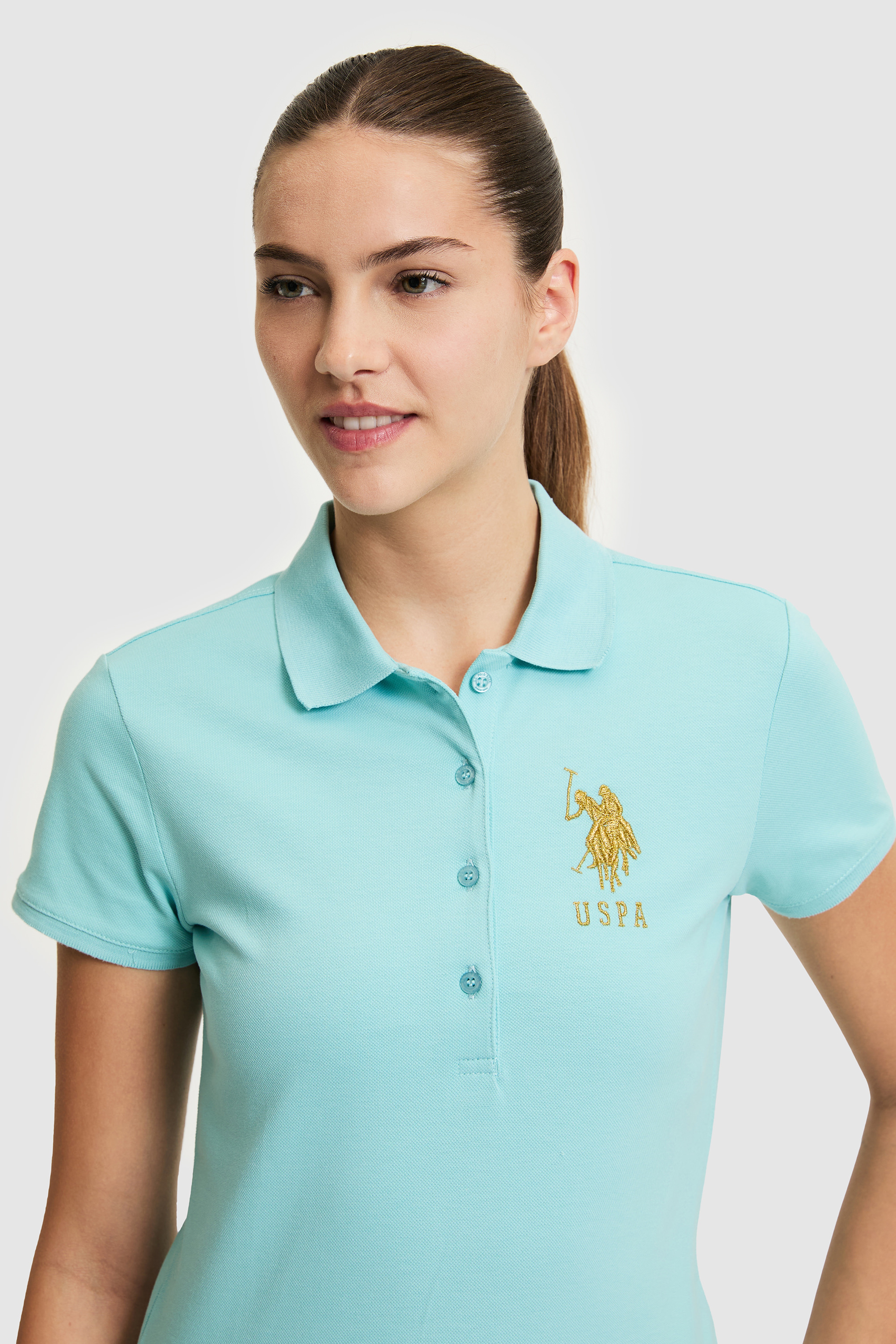Kadın Aqua Basic Tişört - Image 2