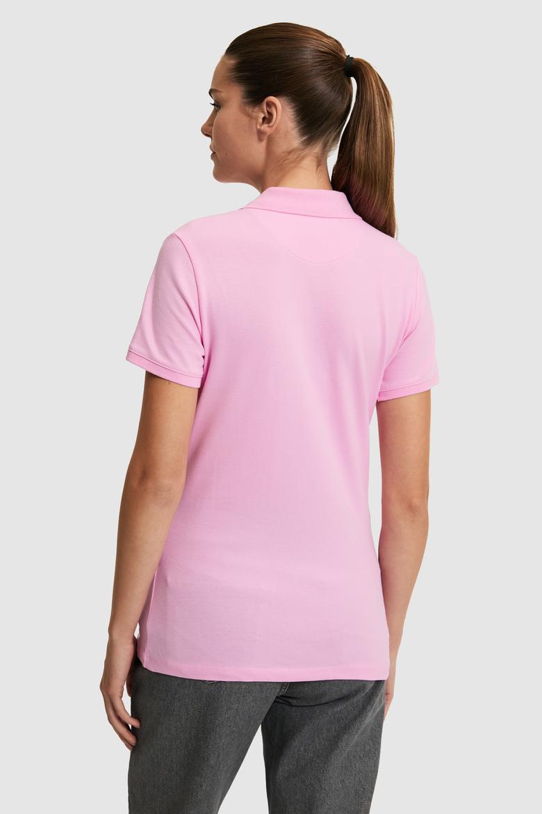Kadın Pembe Basic Tişört - 50321798226