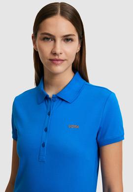 Kadın Kobalt Mavi Basic Tişört - 50323461155