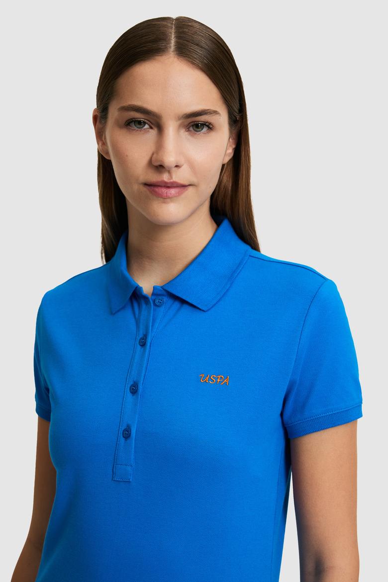 Kadın Kobalt Mavi Basic Tişört - 50323461155