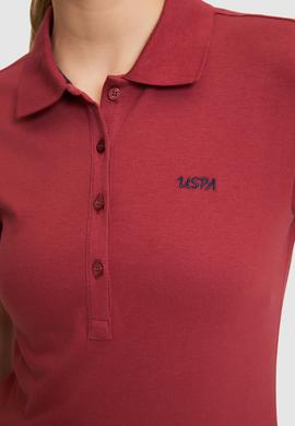 Kadın Vişne Basic Tişört - 50323461207