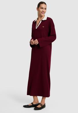 Kadın Bordo Triko Elbise - 50314769013