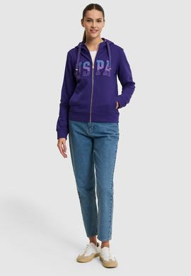 Kadın Mor Basic Sweatshirt - 50289540097