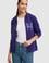 Kadın Mor Basic Sweatshirt