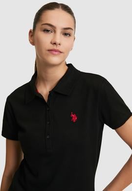 Kadın Siyah Basic Tişört - 50321818107