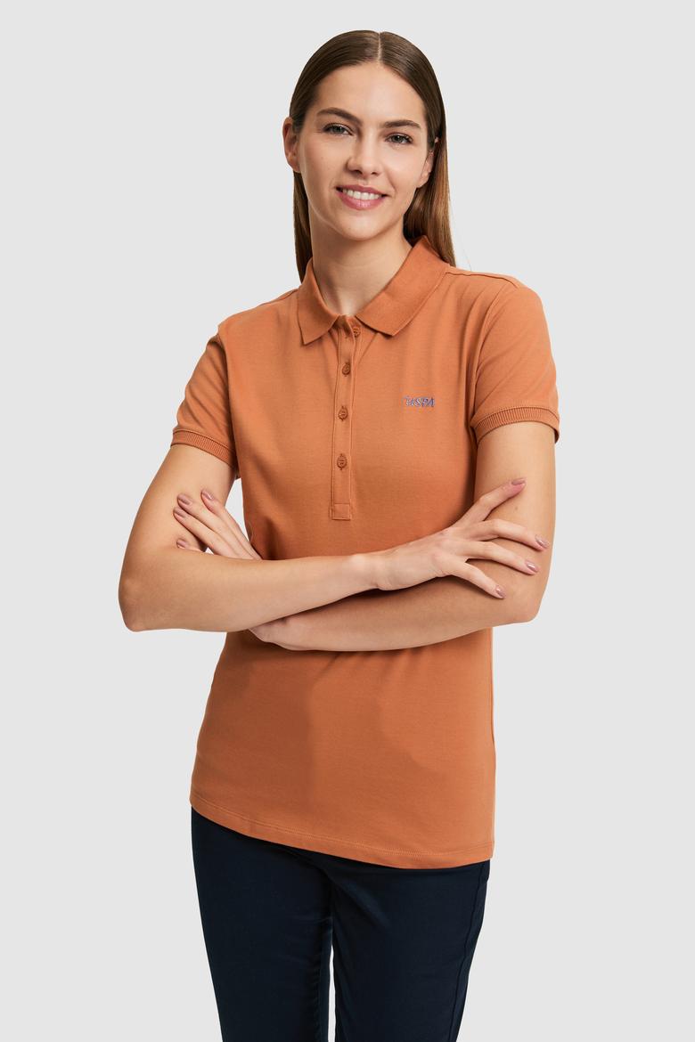 Kadın Gül Kurusu Basic Tişört - 50323461061