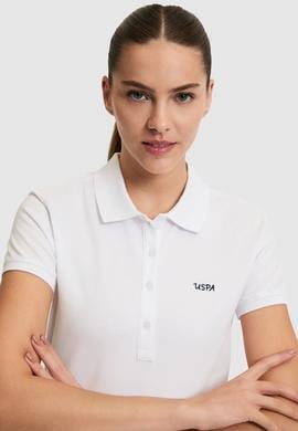 Kadın Beyaz Basic Tişört - 50323461028