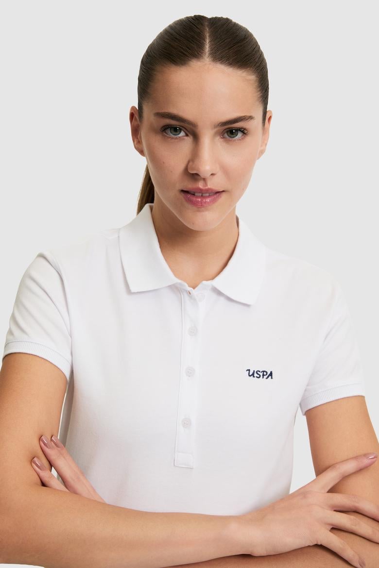 Kadın Beyaz Basic Tişört - 50323461028