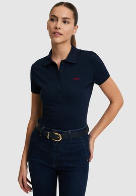 Kadın Lacivert Basic Tişört - 50323461097