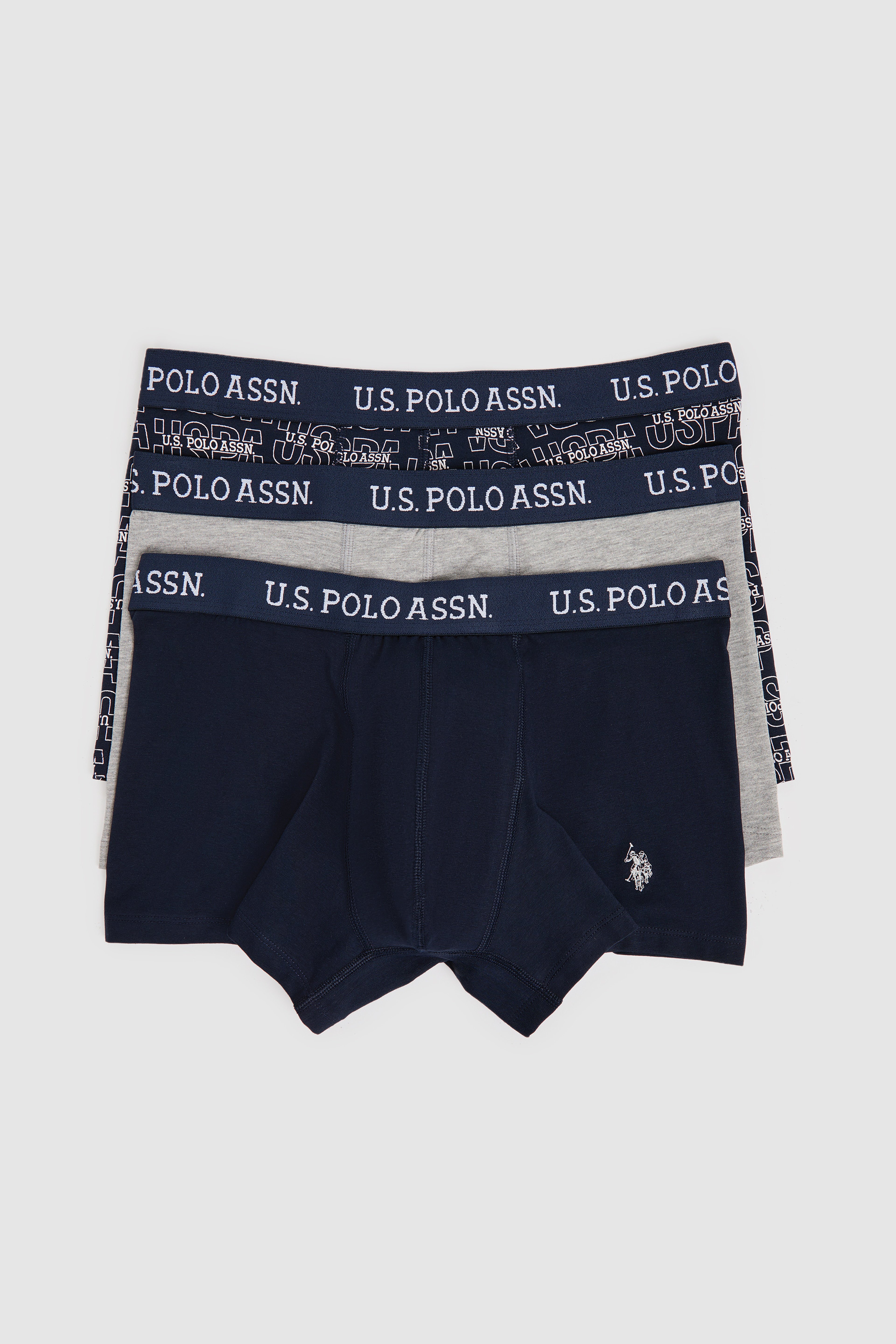 Erkek Lacivert 3'lü Boxer Takımı - Image 2