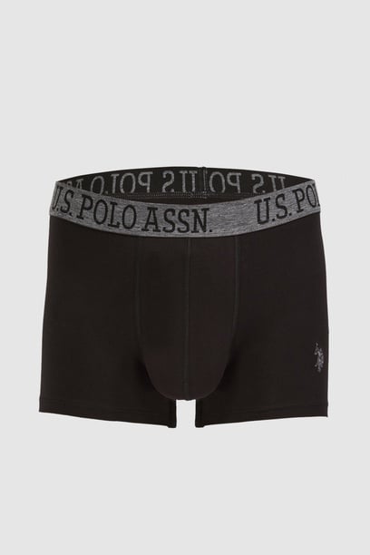 Erkek Siyah 3'lü Boxer Takımı