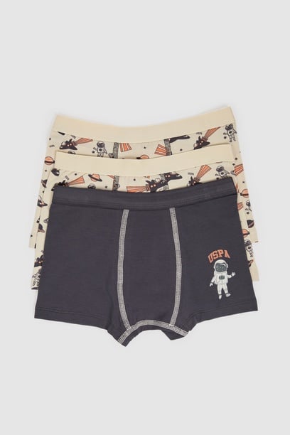 Erkek Çocuk 3'lü Boxer Takım