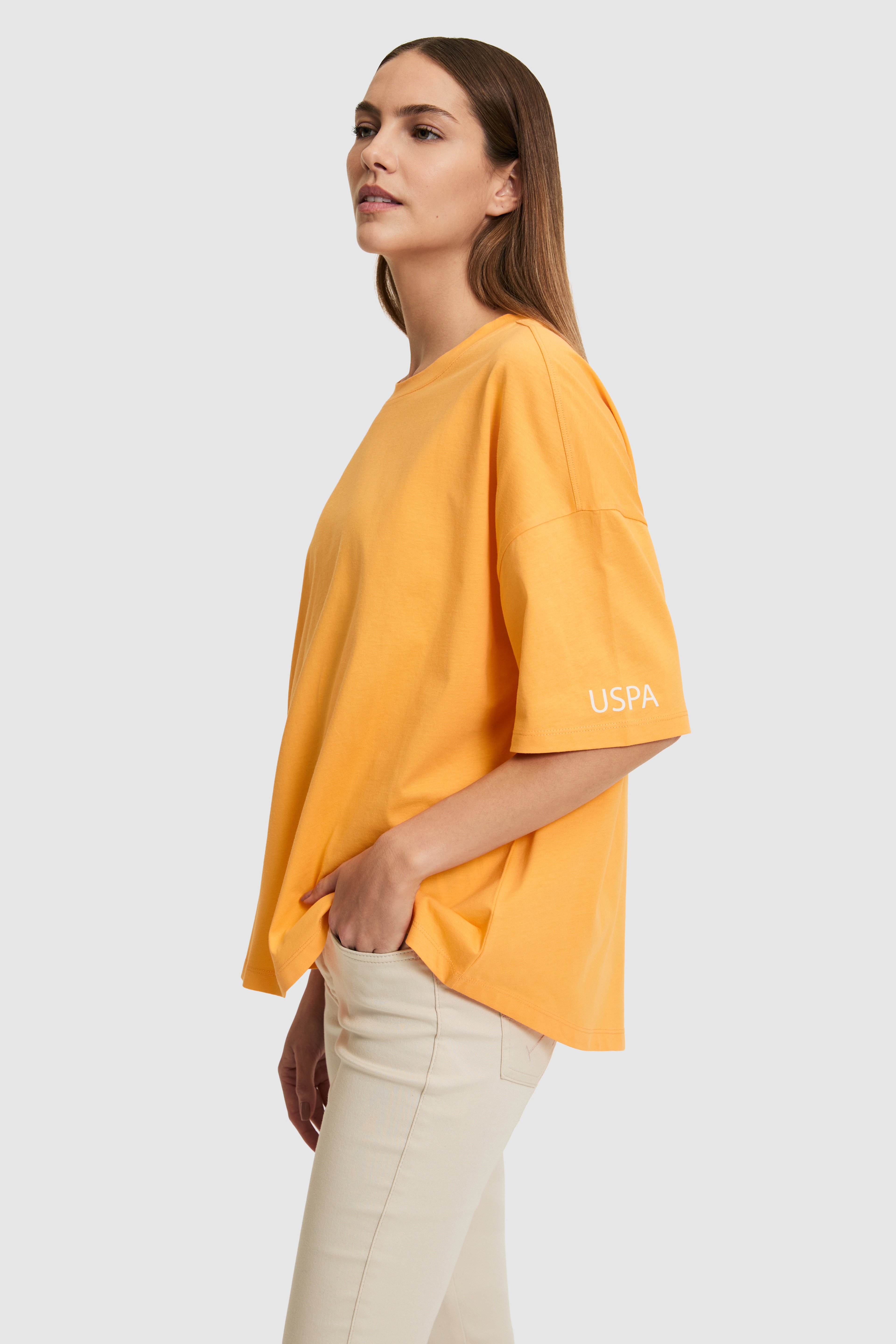 Kadın Mango Bisiklet Yaka Tişört