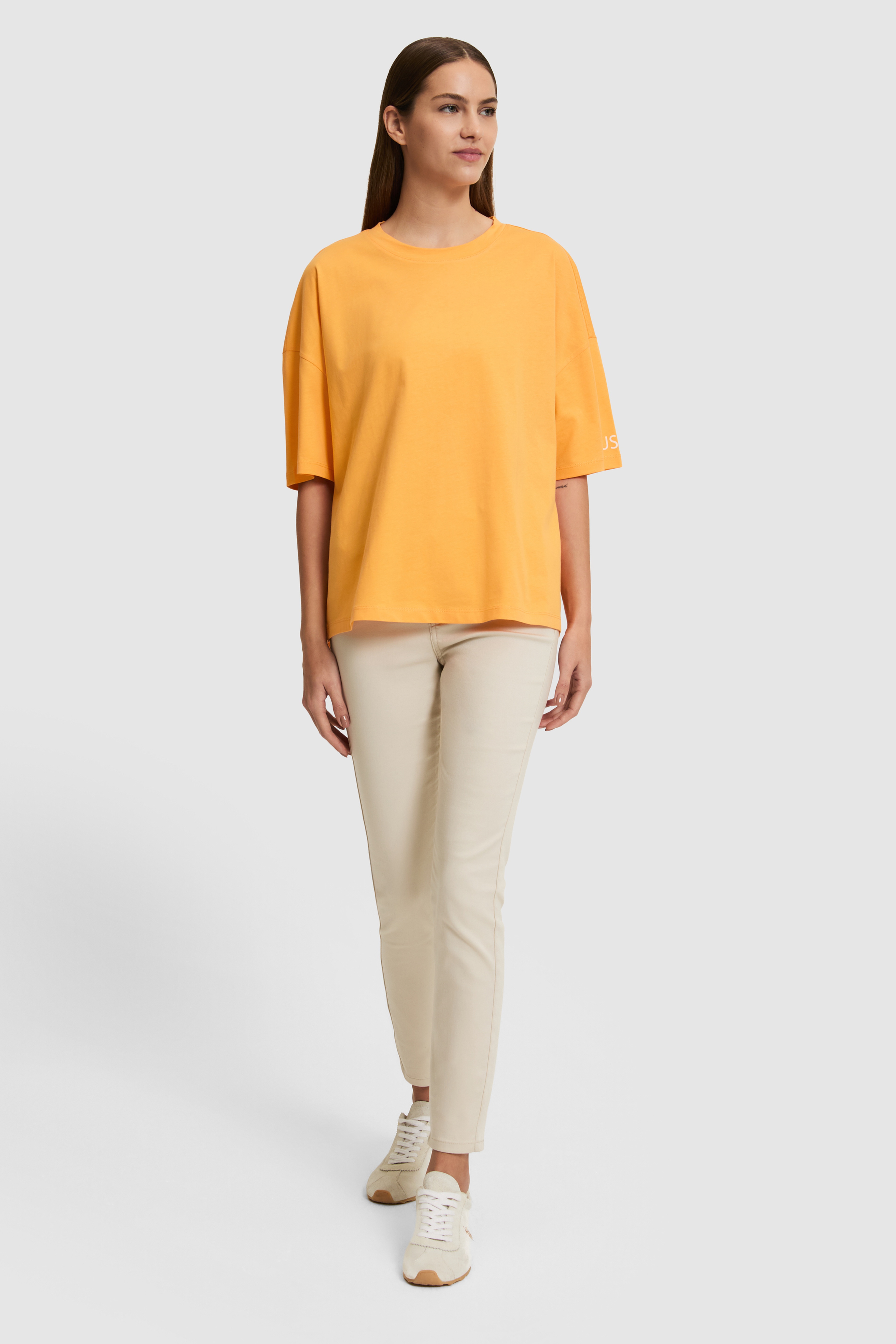 Kadın Mango Bisiklet Yaka Tişört - Image 4