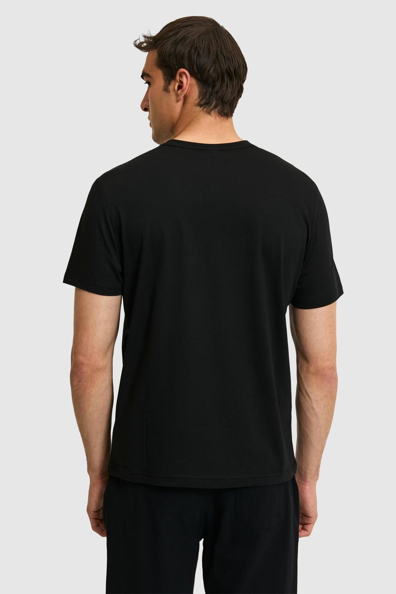 Erkek Siyah Basic Tişört - 50326953069