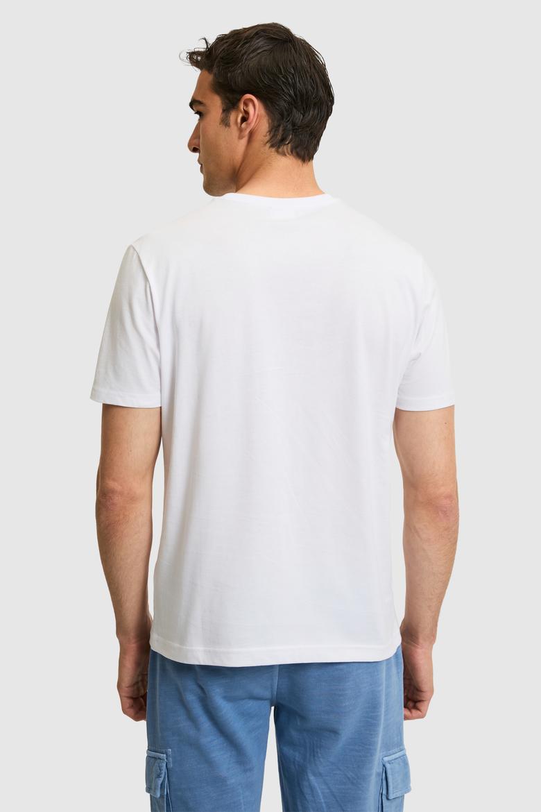 Erkek Beyaz Basic Tişört - 50326953025