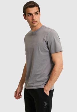 Erkek Gri Basic Tişört - 50326953036