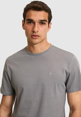 Erkek Gri Basic Tişört - 50326953036