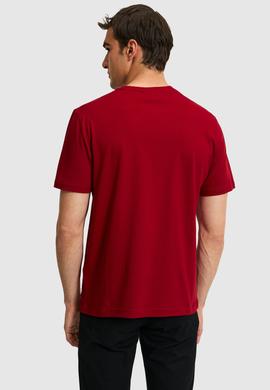 Erkek Bordo Basic Tişört - 50326953177