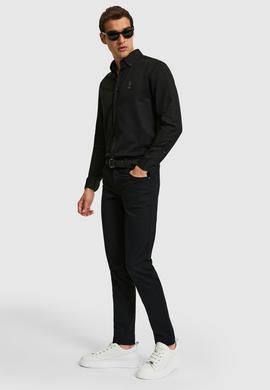 Erkek Siyah Kanvas / Chino Pantolon - 50322356311