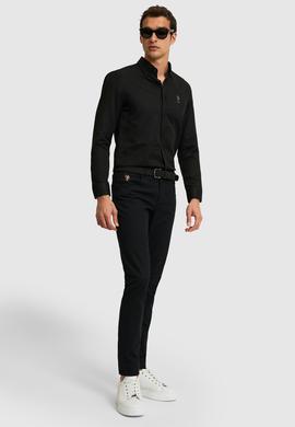 Erkek Siyah Kanvas / Chino Pantolon - 50322356311
