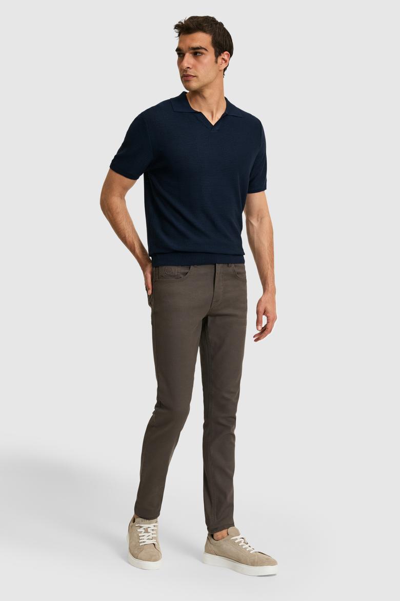 Erkek Açık Kahverengi Jean Pantolon - 50321493011