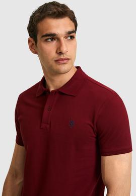 Erkek Bordo Basic Tişört - 50322347355
