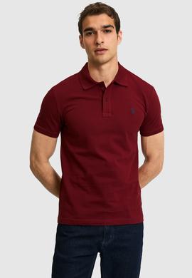 Erkek Bordo Basic Tişört - 50322347355