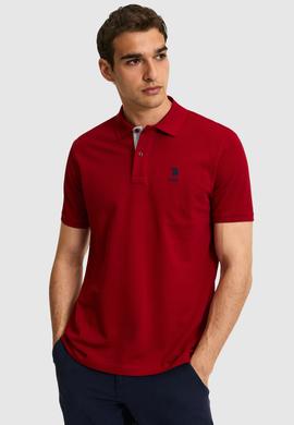 Erkek Bordo Basic Tişört - 50322314212