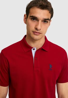 Erkek Bordo Basic Tişört - 50322314212