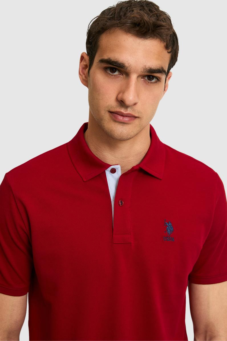 Erkek Bordo Basic Tişört
