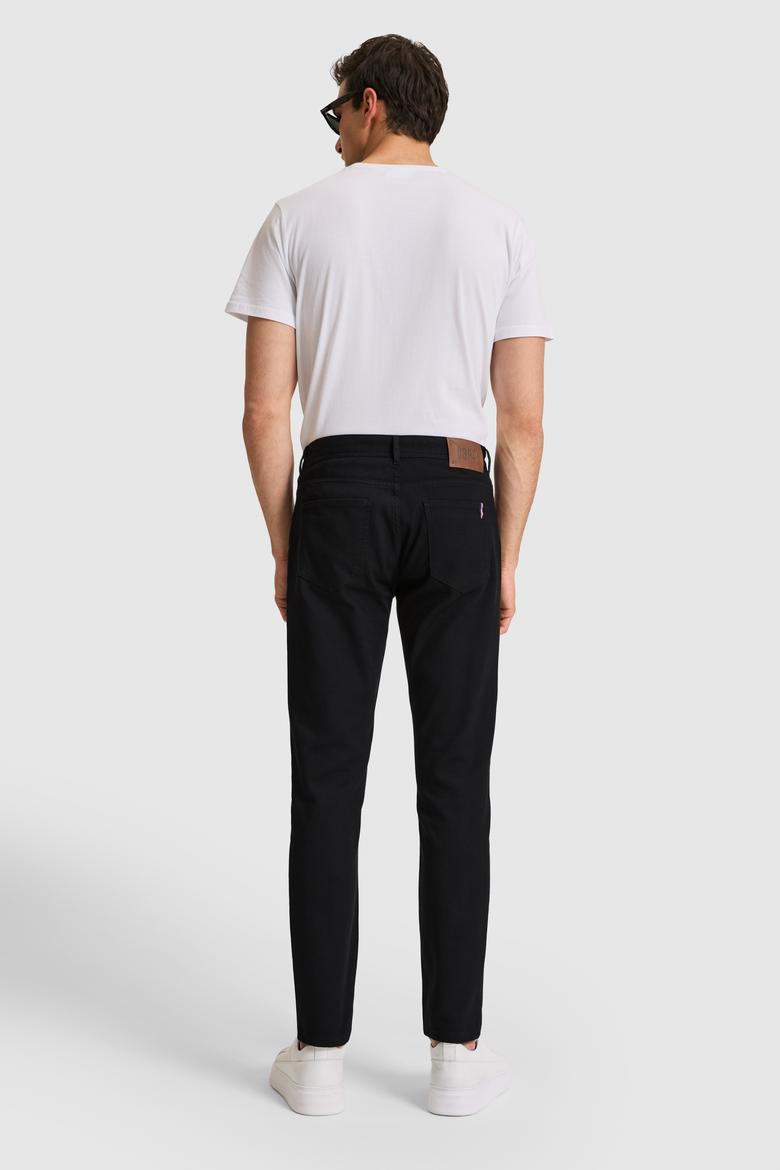 Erkek Siyah Kanvas Pantolon - 50326183192