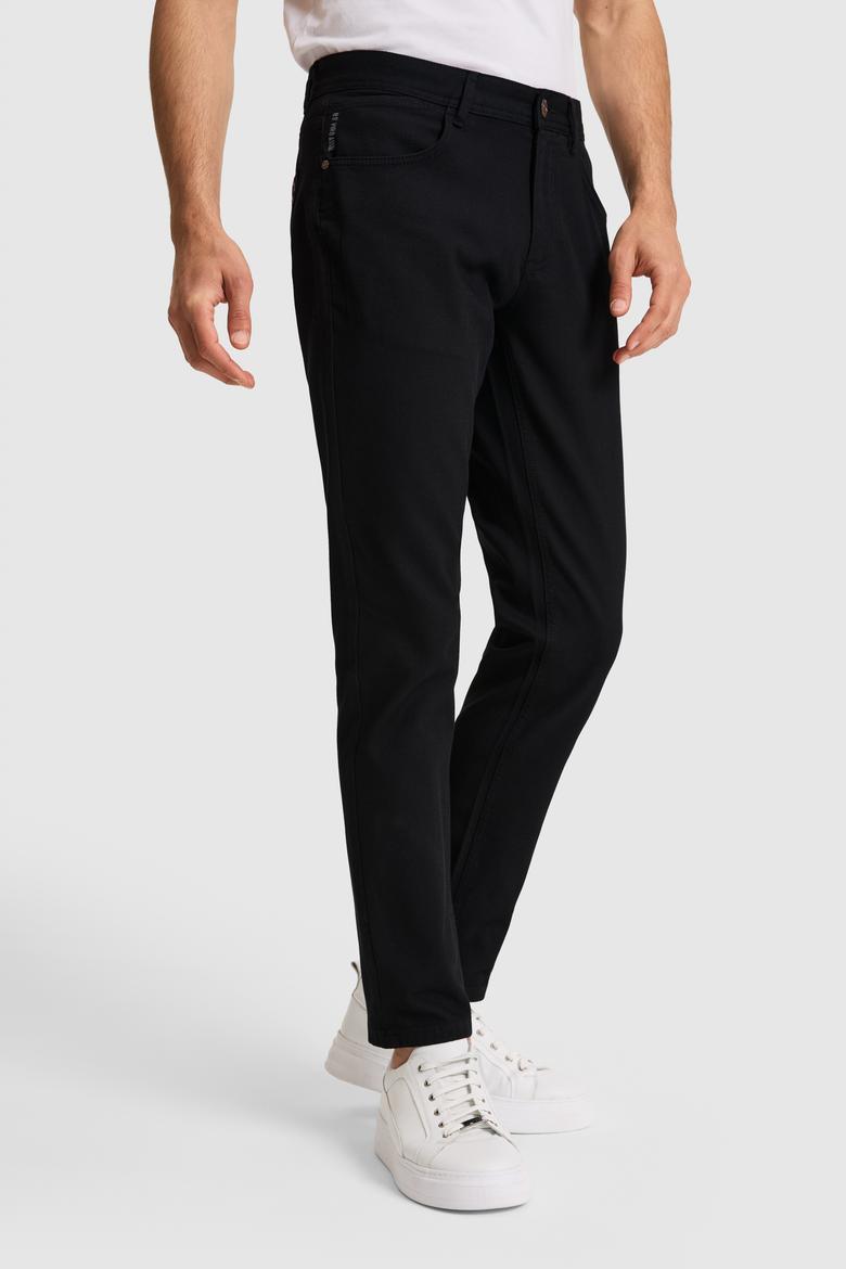 Erkek Siyah Kanvas Pantolon - 50326183192