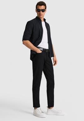 Erkek Siyah Kanvas Pantolon - 50326183192