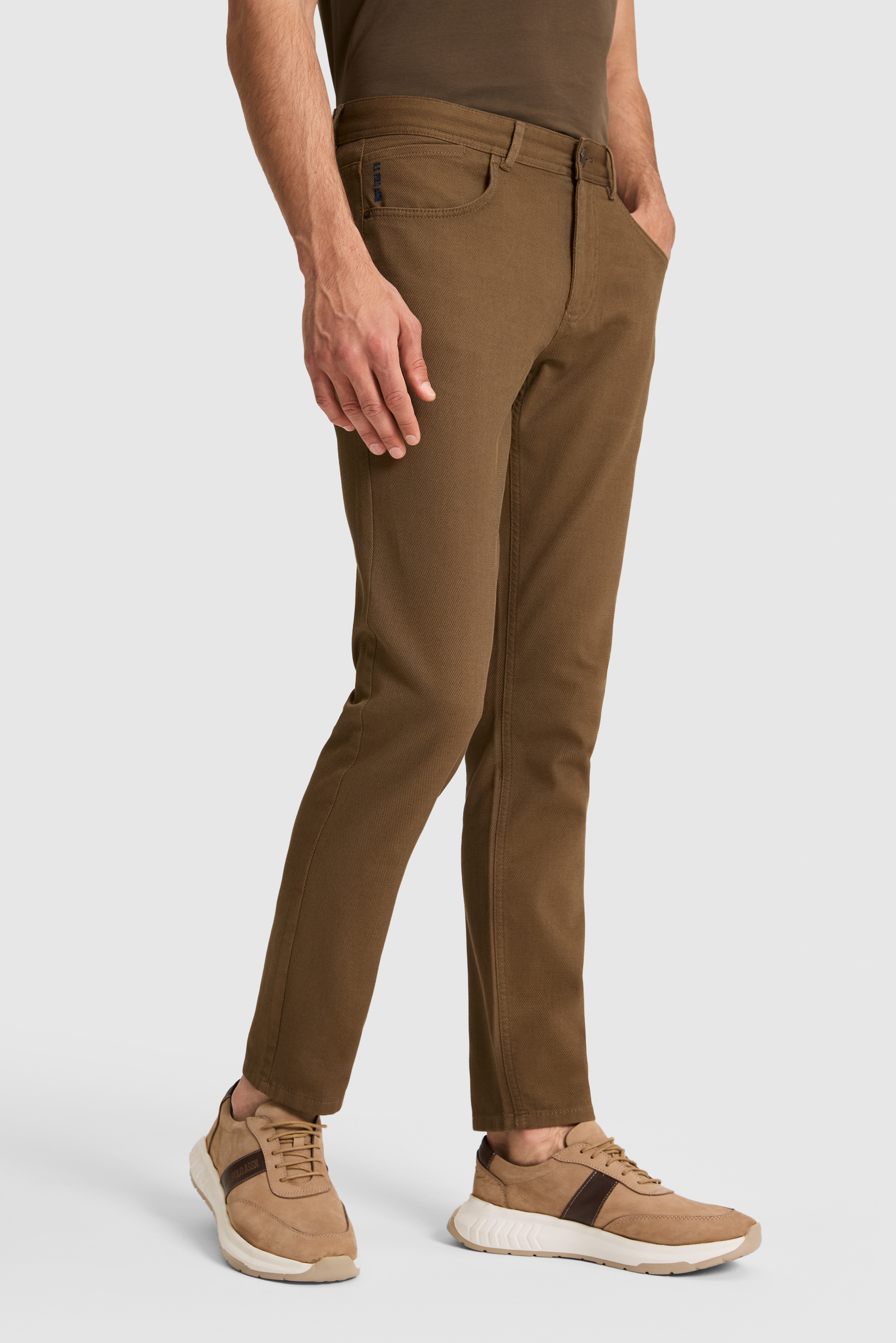 Erkek Haki Kanvas Pantolon - Image 3