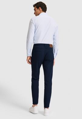 Erkek Lacivert Kanvas Pantolon - 50326183402