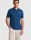 Erkek Regular Fit Polo Yaka Açık Lacivert Tişört