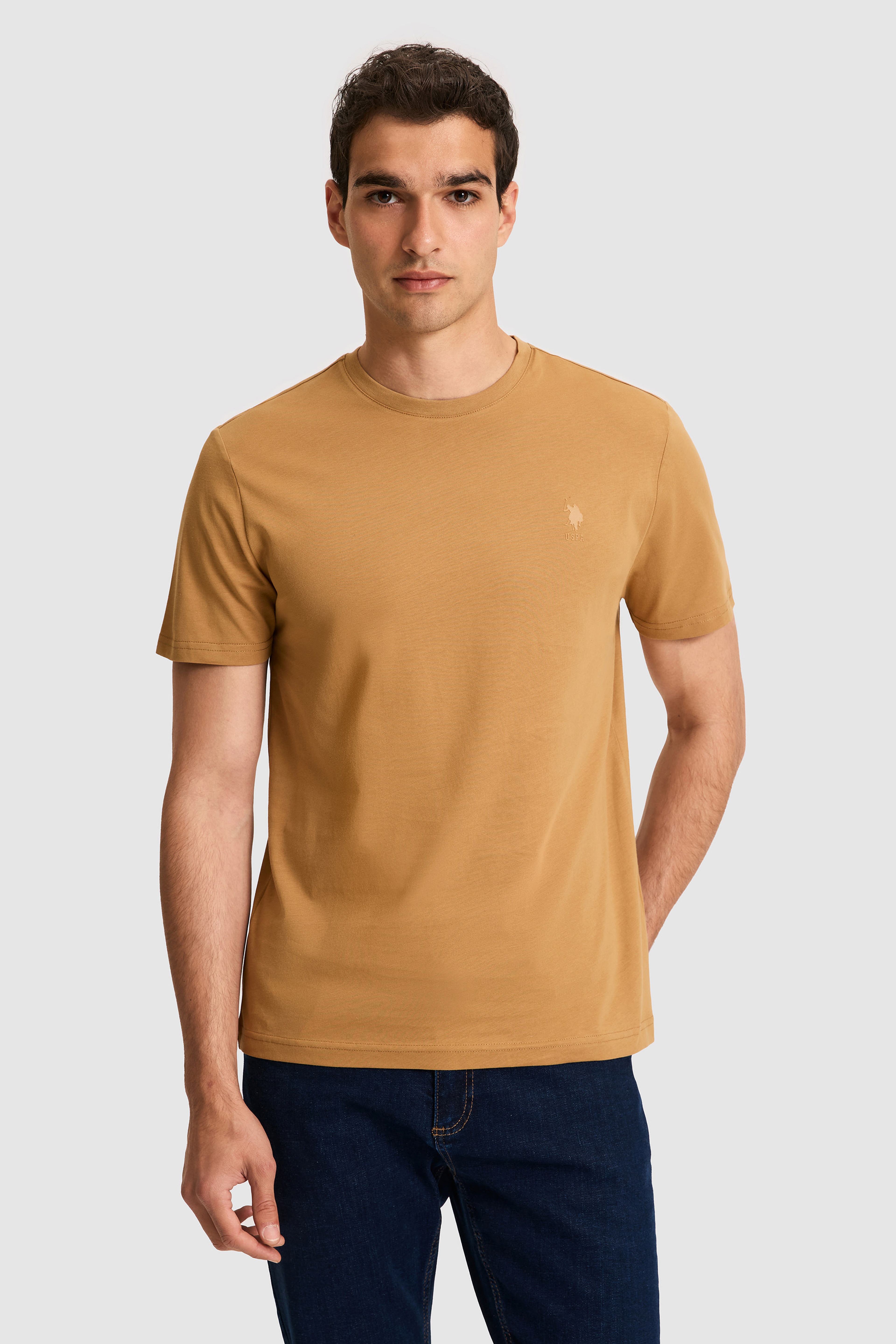 Erkek Regular Fit Bisiklet Yaka Coconut Basic Tişört