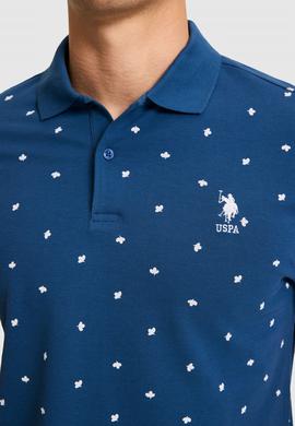 Erkek Regular Fit Polo Yaka Açık Lacivert Tişört - 50327004019