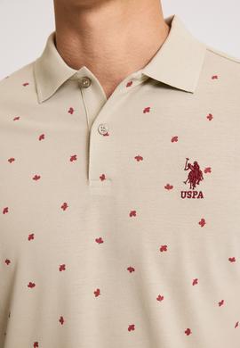 Erkek Regular Fit Polo Yaka Açık Haki Tişört - 50327004029