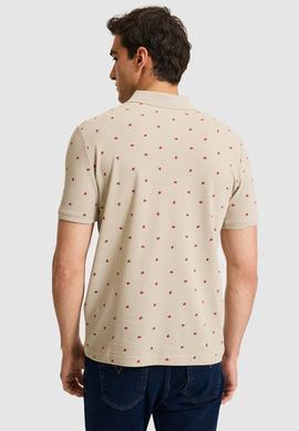 Erkek Regular Fit Polo Yaka Açık Haki Tişört - 50327004029