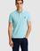 Erkek Slim Polo Yaka Aqua Basic Tişört