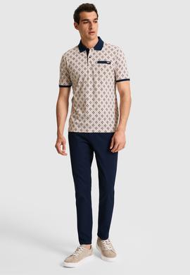 Erkek Regular Fit Polo Yaka Taş Tişört - 50326994030