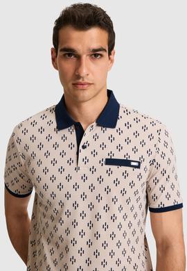 Erkek Regular Fit Polo Yaka Taş Tişört - 50326994030