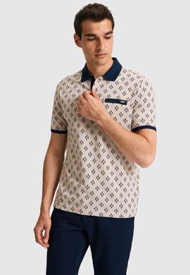 Erkek Regular Fit Polo Yaka Taş Tişört - 50326994030