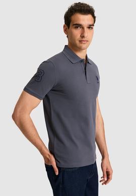 Erkek Antrasit Basic Tişört - 50326920014
