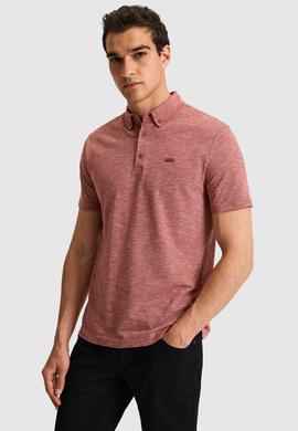 Erkek Regular Fit Polo Yaka Açık Pembe Tişört - 50322532021