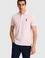 Erkek Slim Fit Polo Yaka Açık Pembe Basic Tişört